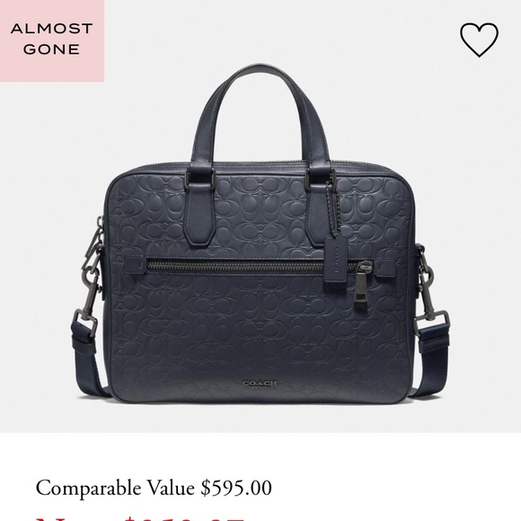 NWT Coach Kennedy briefcase - Picture 1 of 3